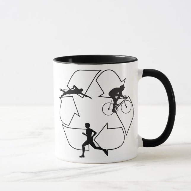 Tasse Homme de triathlon (Droite)