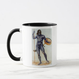 Tasse Homme Pictish tenant un bouclier