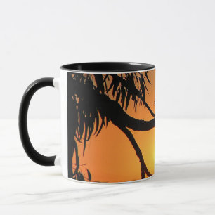 Tasse horizon de coucher du soleil Musique
