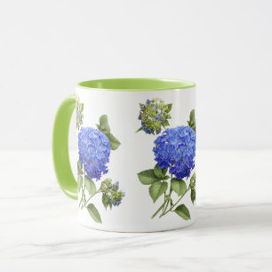 Tasse Hortensias bleus