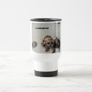 Tasse humide de Yorkie