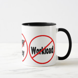 TASSE HUMOUR DE BUREAU - ANTI/RÉUNIONS/FAIBLE RÉMUNÉRATI