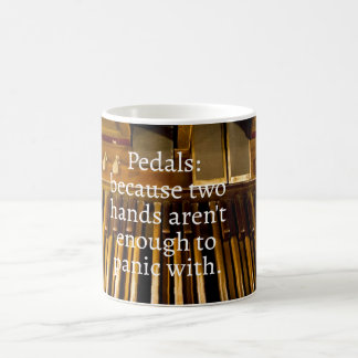 Tasse Humour Organiste – Pédales & Panique