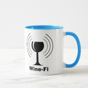 Tasse Humour Wine-fi
