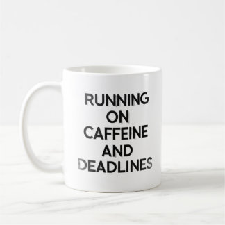 Tasse Hustle Caféine & Échéances