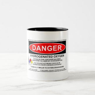 Tasse hydrogénée 1 de l'oxygène