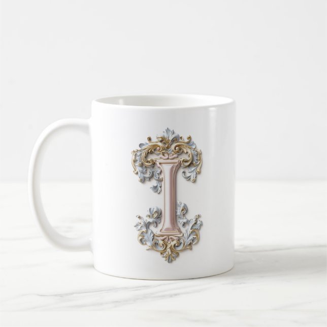Tasse 'I' baroque pour une princesse du café (Gauche)
