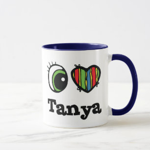 Tasse I Heart (Amour) Tanya