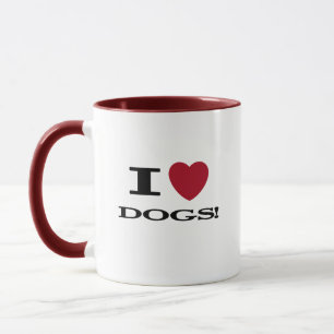 Tasse I le coeur poursuit des T-shirts et des cadeaux