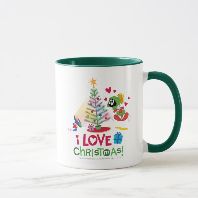 Tasse I Love Christmas - MARVIN THE MARTIAN™ (Droite)