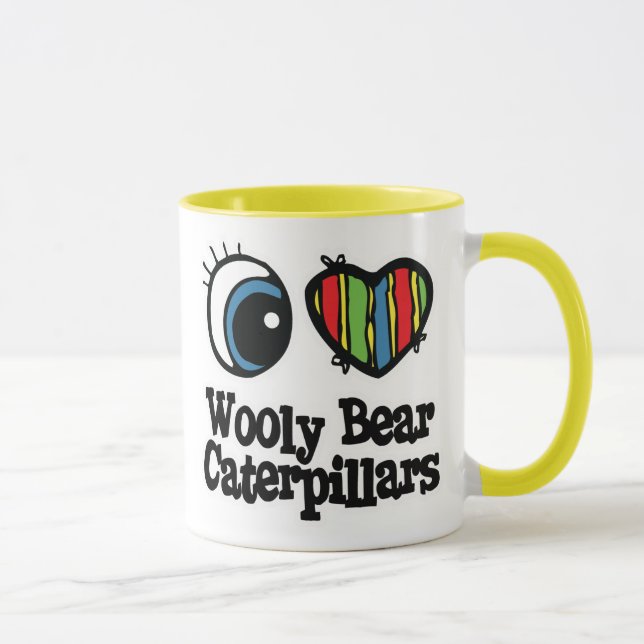 Tasse I Love (Coeur) Laine Ours Caterpillar (Droite)