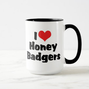 Tasse I Love Heart Honey Badgers