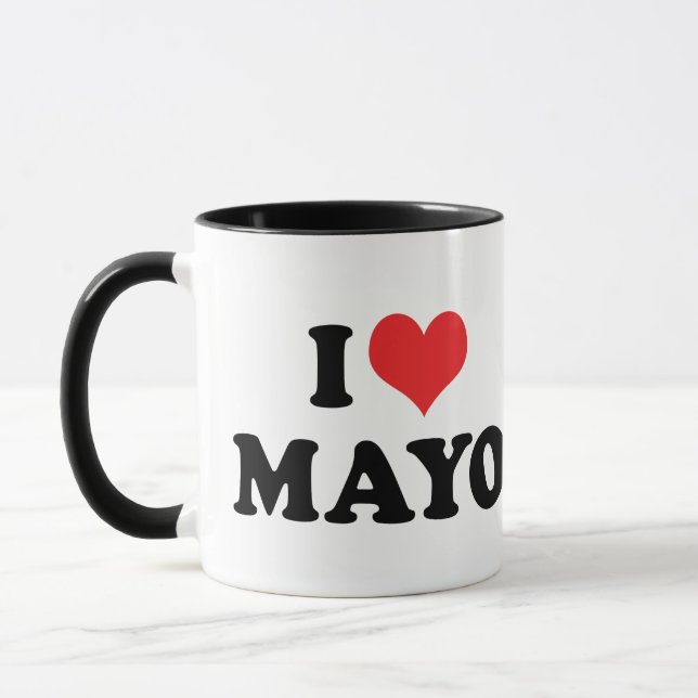 Tasse I Love Heart Mayo - Mayonnaise Lover (Gauche)