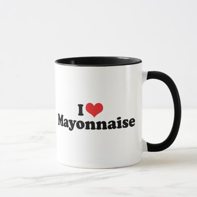 Tasse I Love Heart Mayo - Mayonnaise Lover (Droite)