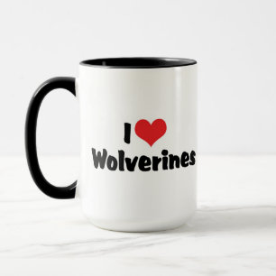 Tasse I Love Heart Wolverines