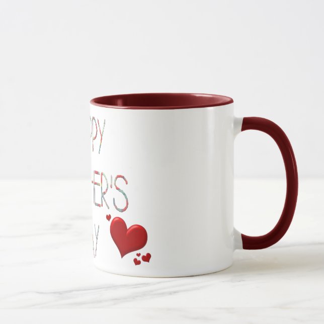 Tasse idée cadeau de la journée de la mère heureuse (Droite)