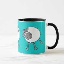 Tasse idiote de sonnerie de moutons d'amusement,