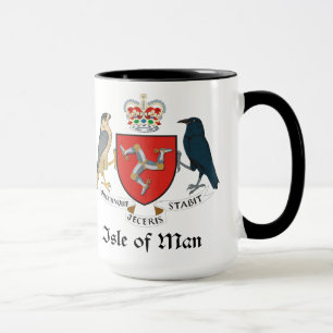 Tasse ÎLE DE MAN - emblème/drapeau/symbole/manteau des