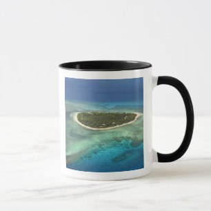 Tasse Île de Tavarua et récif corallien, îles Mamanuca