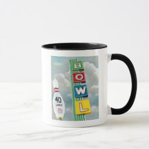 Tasse Illustration de bowling