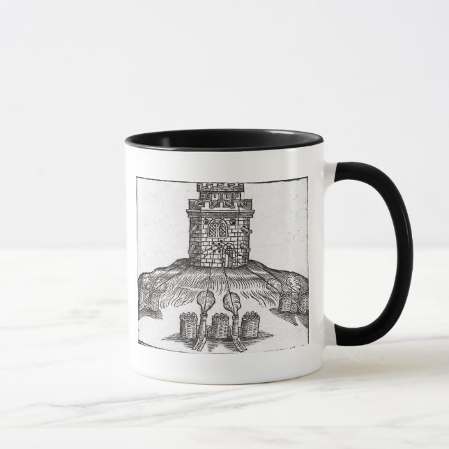 Tasse Illustration de la guerre de siège (Droite)