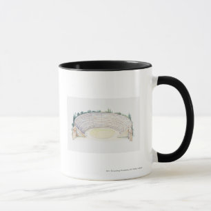 Tasse Illustration de l'amphithéâtre romain
