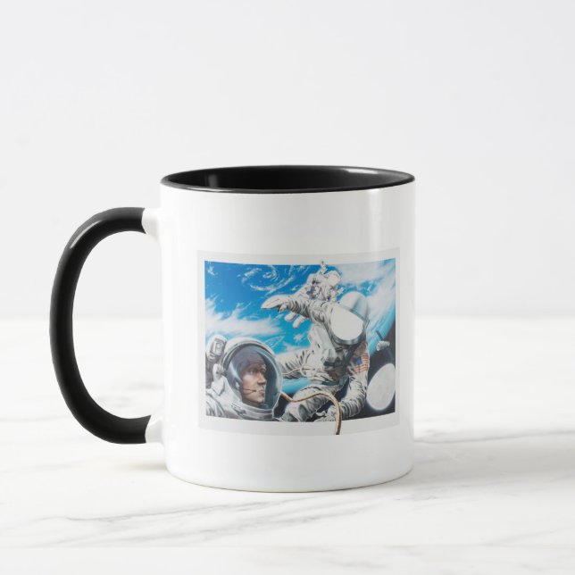 Tasse Illustration des astronautes américains dans (Gauche)