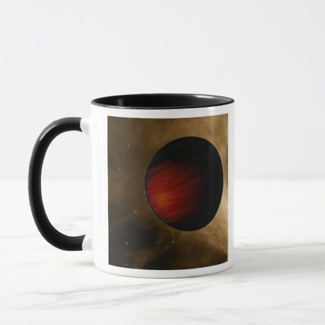 Tasse Illustration d'un Jupiter chaud appelé HD 149026b (Gauche)