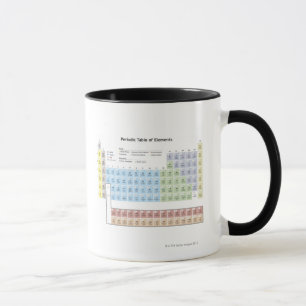 Tasse Illustration précise du Tableau périodique