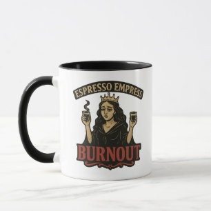 Tasse Illustration Vintage de la Combustion de l'I