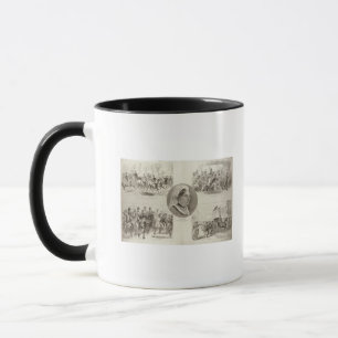 Tasse Illustrations des attaques sur la Reine Victoria