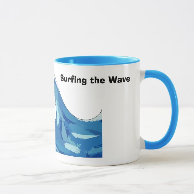 Tasse illysurfing, surfant la vague (Droite)