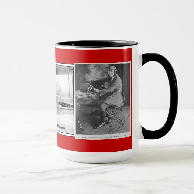 Tasse Images de Bessie Coleman (Droite)