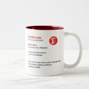 tasse impaire de deux couples de ton