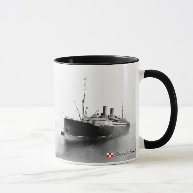 Tasse Impératrice de RMS de l'Irlande (Droite)