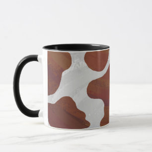 Tasse Impression Brown et blanche de vache