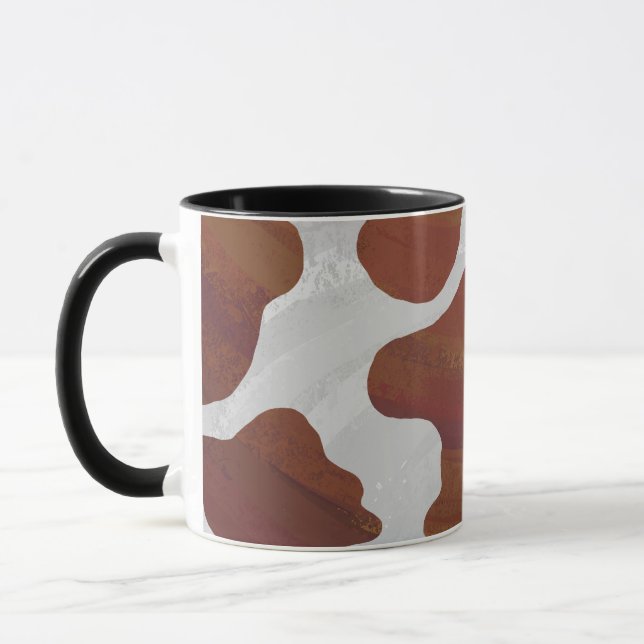 Tasse Impression Brown et blanche de vache (Gauche)