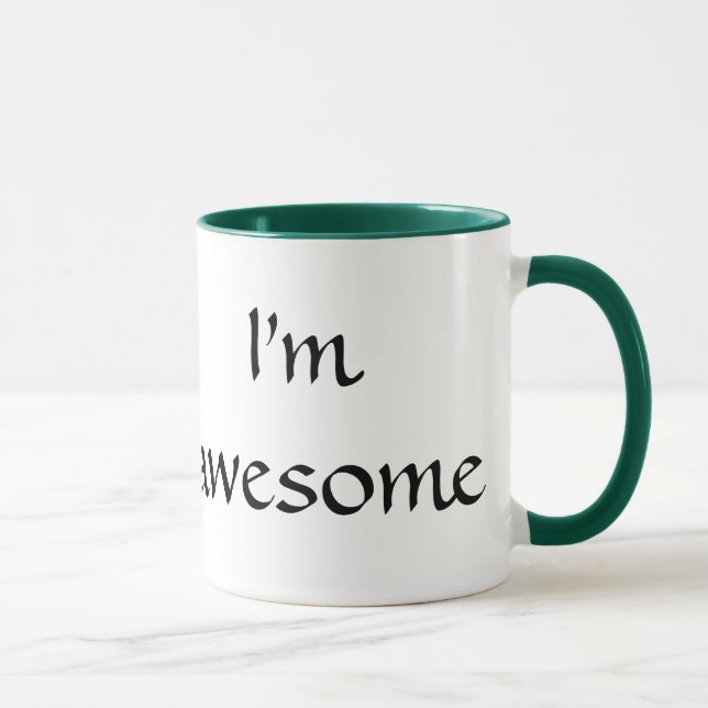 Tasse impressionnante de paon (Droite)