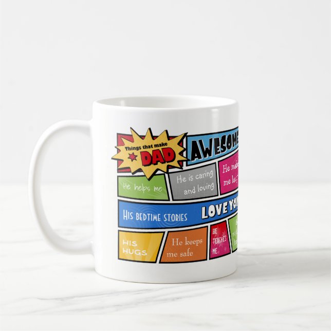 Tasse impressionnante de papa (Gauche)