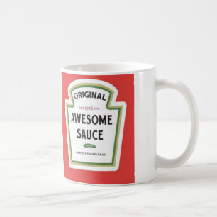 Tasse impressionnante de sauce