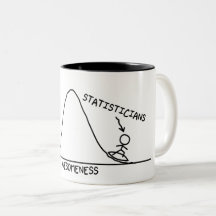 Tasse impressionnante de statisticien