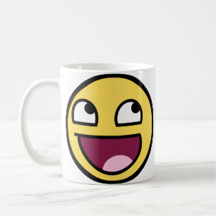 Tasse impressionnante de visage