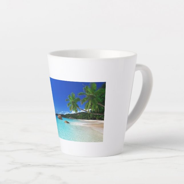 Tasse imprimée bord de mer (Angle droit)