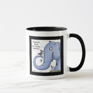 Tasse Incompréhension des éléphants et des pics