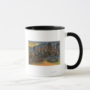 Tasse Indianapolis, Indiana - grandes scènes de lettre