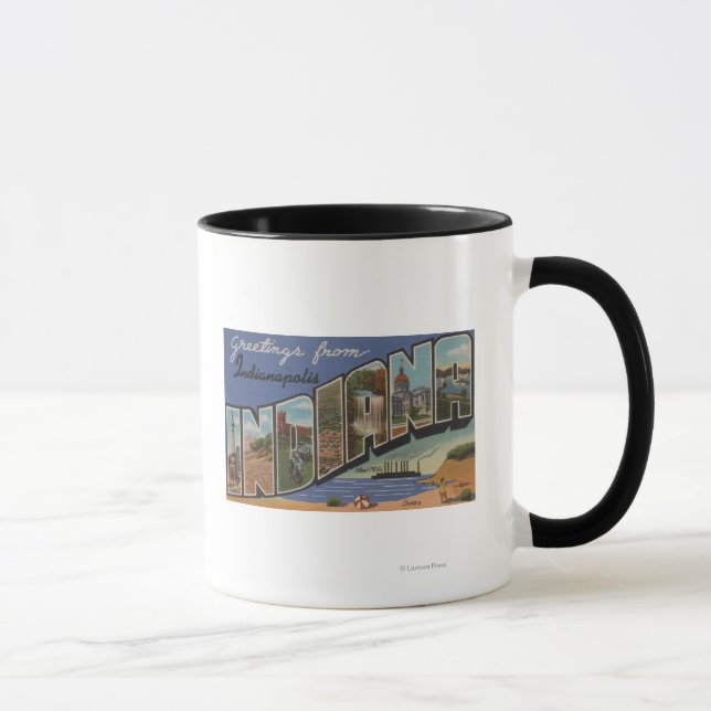 Tasse Indianapolis, Indiana (Steel Mills/Sand Dunes) (Droite)