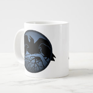 Tasse indigène de tasse de café de Raven d'art de