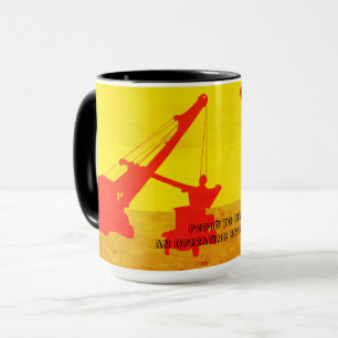 Tasse INGÉNIEUR OPÉRATIONNEL DE LA grue et de la chaussu