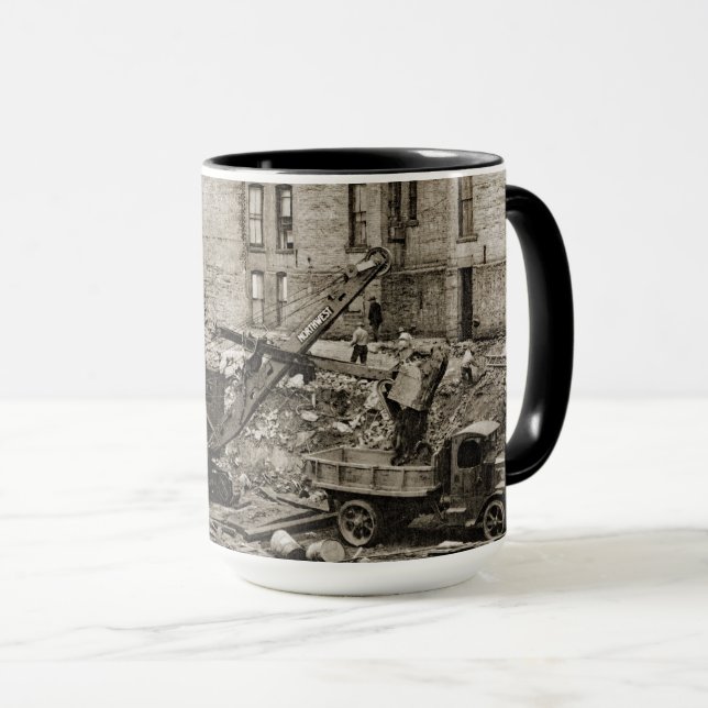 Tasse INGÉNIEUR OPÉRATIONNEL DE LA grue et de la chaussu (Devant droit)