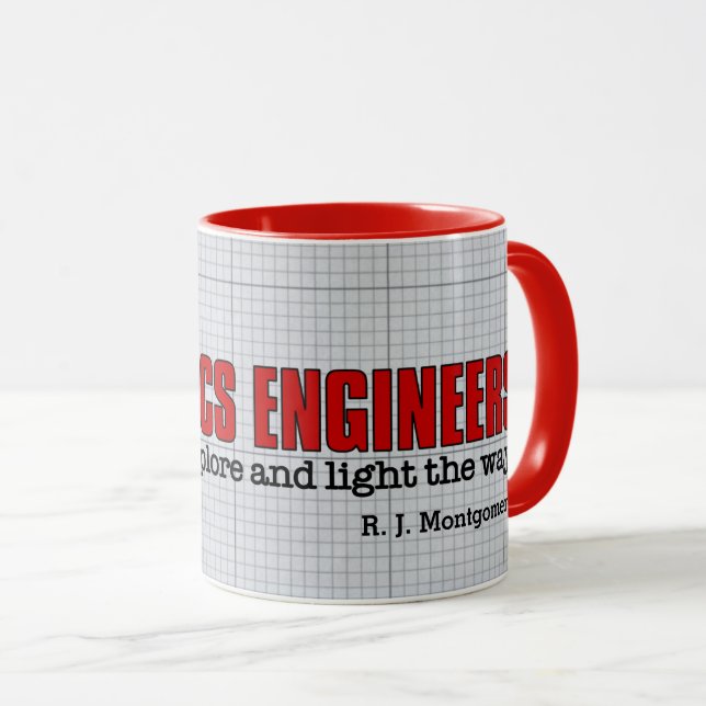 Tasse Ingénieurs de photonique amusants éclairer le chem (Devant droit)